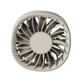thumbnail image 2 of Luzkey Car Cooling Air Fan Adjustable Clip on Portable Universal Auto Air Circulator for Home Backseat Dashboard Van RV Khaki, 2 of 8