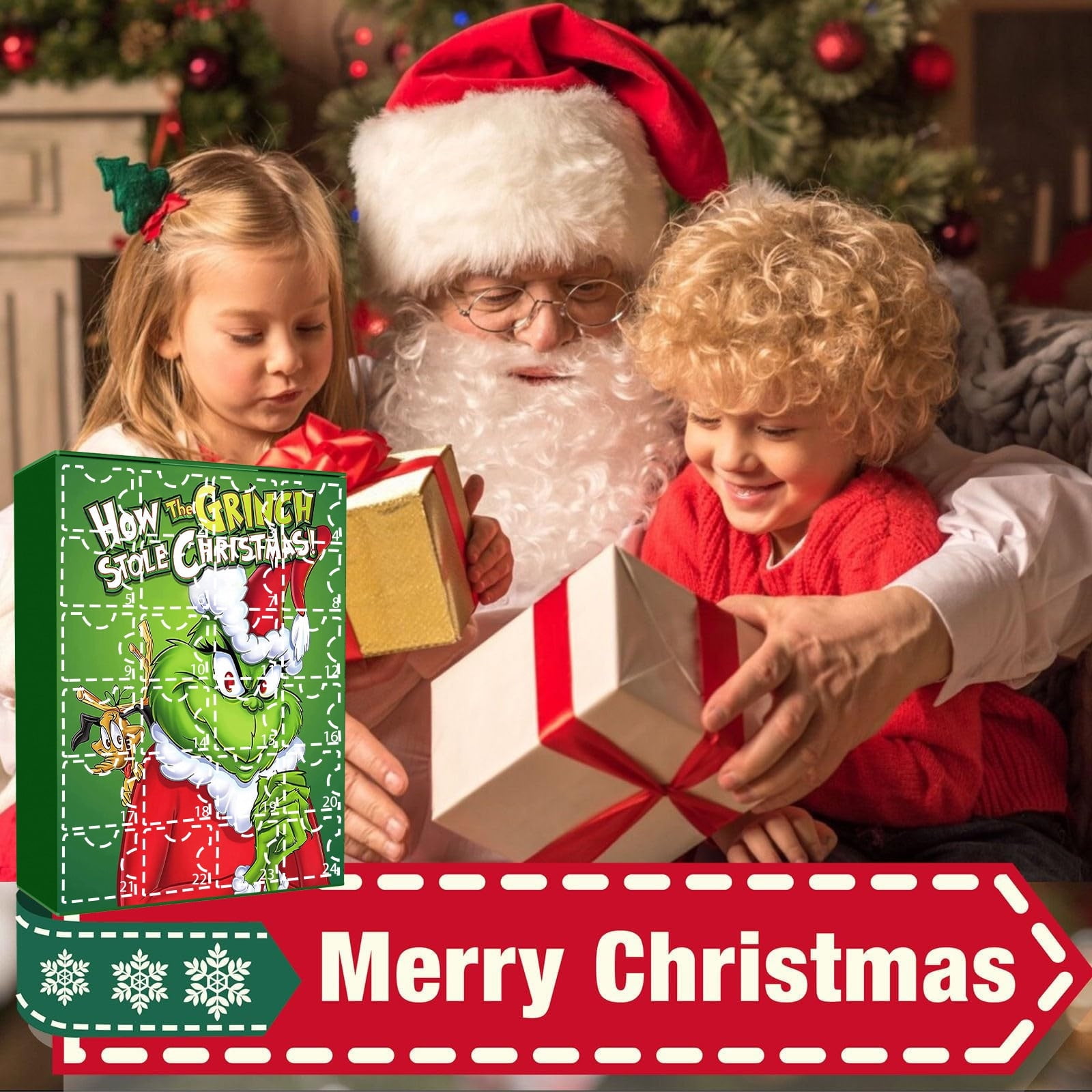Apepal Grinch Christmas Advent Calendar 2024 Christmas Advent