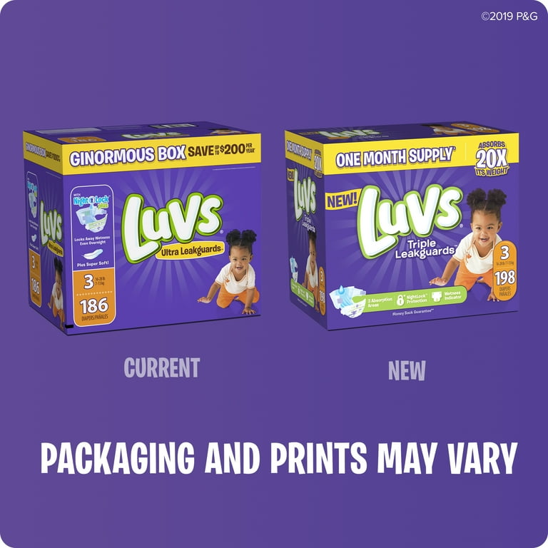 luvs Amazon.com: Luvs with Ultra Leakguards, Size 4 Diapers, 29 ea