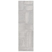 SAFAVIEH Manhattan Sylvia Geometric Runner Rug, Grey, 2'3" x 8'