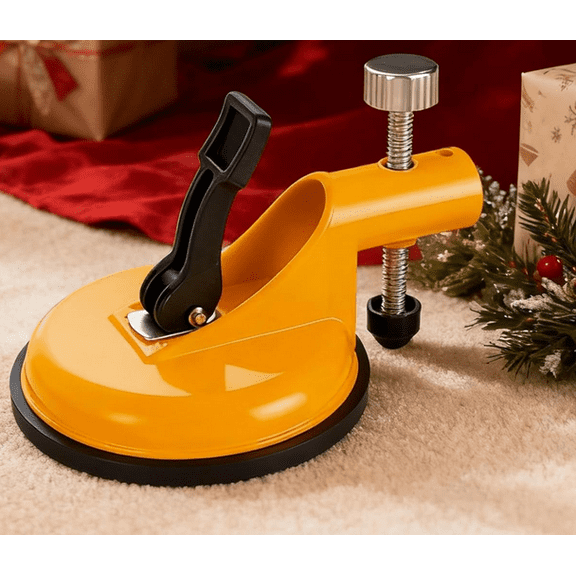 2026 Adjustable height setter Adjustable Vacuum Suction Cups For Seam-Joining Leveling, Heavy Duty Aluminum Alloy Wall Tile Leveler, 118Mm Suction Cup, Stainless Steel Plate And Knob(1pcs)