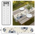 thumbnail image 3 of Navy Blue Pumpkin Fall Table Runner Linen Burlap Table Runner 90 Inches Long Thanksgiving Botanical Maple Leaf Dresser Scarves for Kitchen Island Coffee Dining Room Party Holiday Decoration 13"x90", 3 of 8