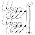 thumbnail image 1 of BEADCEST 12Ud Soporte Para Bolígrafo De Silicona Negro Cuerda Elástica Antipérdida Para Stylus Uso Oficina, 1 of 8