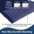 thumbnail image 3 of Soft Plush Microfiber Bathroom Rugs, Absorbent Bath Rugs Non Skid Machine Wash Dry Bath Mats for Tub,Shower and Bath Room Floor Mats (20x32inches, Classic Blue), 3 of 6