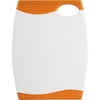 Reversible 8" x 10" Cutting Board, White and Orange