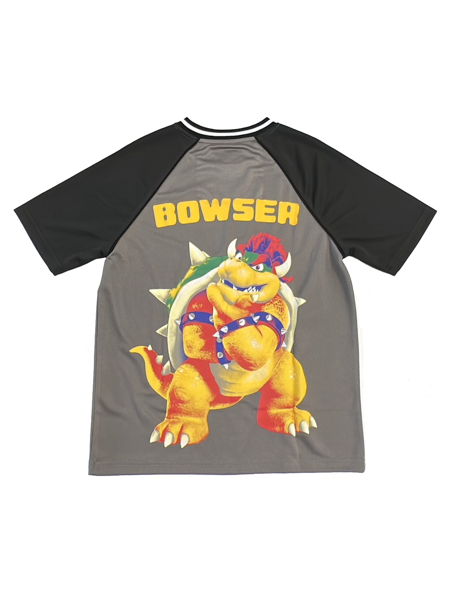Super Mario Galaxy Movie Boys Bowser Graphic Soccer Jersey, Sizes 4-18