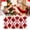Red, variant on Christmas Tree Ornaments Set - 6Pcs Red White Snowflake Hanging Decorations with Hooks, Plastic for Xmas Tree