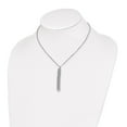 thumbnail image 3 of 925 Sterling Silver Box Fancy Necklace Chain Polished w/2 in ext. 15.5 inch 8 mm, 3 of 4