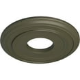thumbnail image 3 of Ekena Millwork 12 3/8"OD x 4"ID x 1 1/8"P Classic Ceiling Medallion (Fits Canopies up to 7 1/4"), Hand-Painted Witch Hazel, 3 of 6