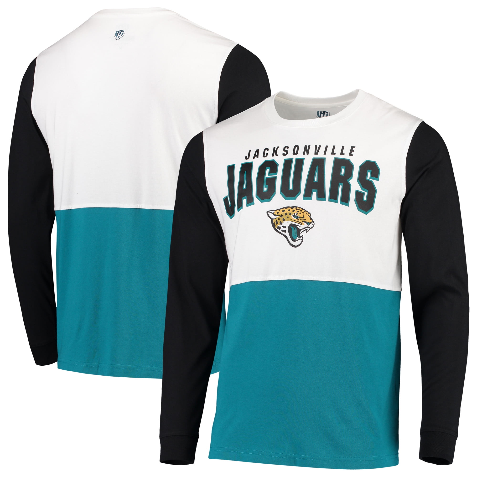 Jacksonville Jaguars Hands High Change Up Long Sleeve T-Shirt - White ...