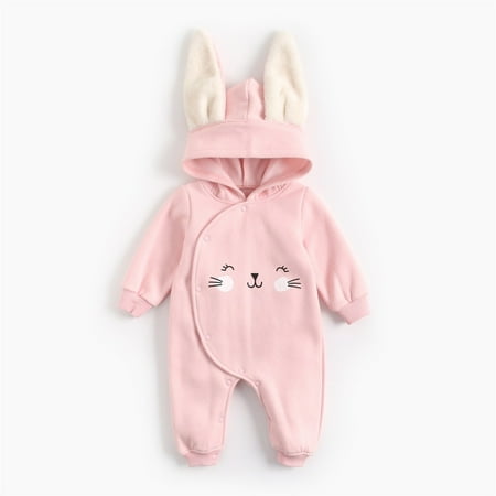 

Hunpta Toddler Kids Child Infant Newborn Baby Boys Girls Cute Cartoon Animals Long Sleeve Hooded Warm Romper Jumpsuit Outfits Clothes