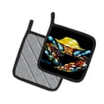 thumbnail image 2 of Carolines Treasures MW1150PTHD Sand Dance Turtle Pair of Pot Holders , 7.5HX7.5W, multicolor, 2 of 3