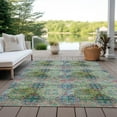 thumbnail image 6 of Addison Rugs Chantille Indoor/Outdoor Transitional Organic Green Washable Rectangle Rug, 9' x 12', 6 of 6