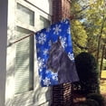 thumbnail image 2 of Carolines Treasures SS4661-FLAG-PARENT Schnauzer Winter Snowflakes Holiday Flag  multicolor, 2 of 2