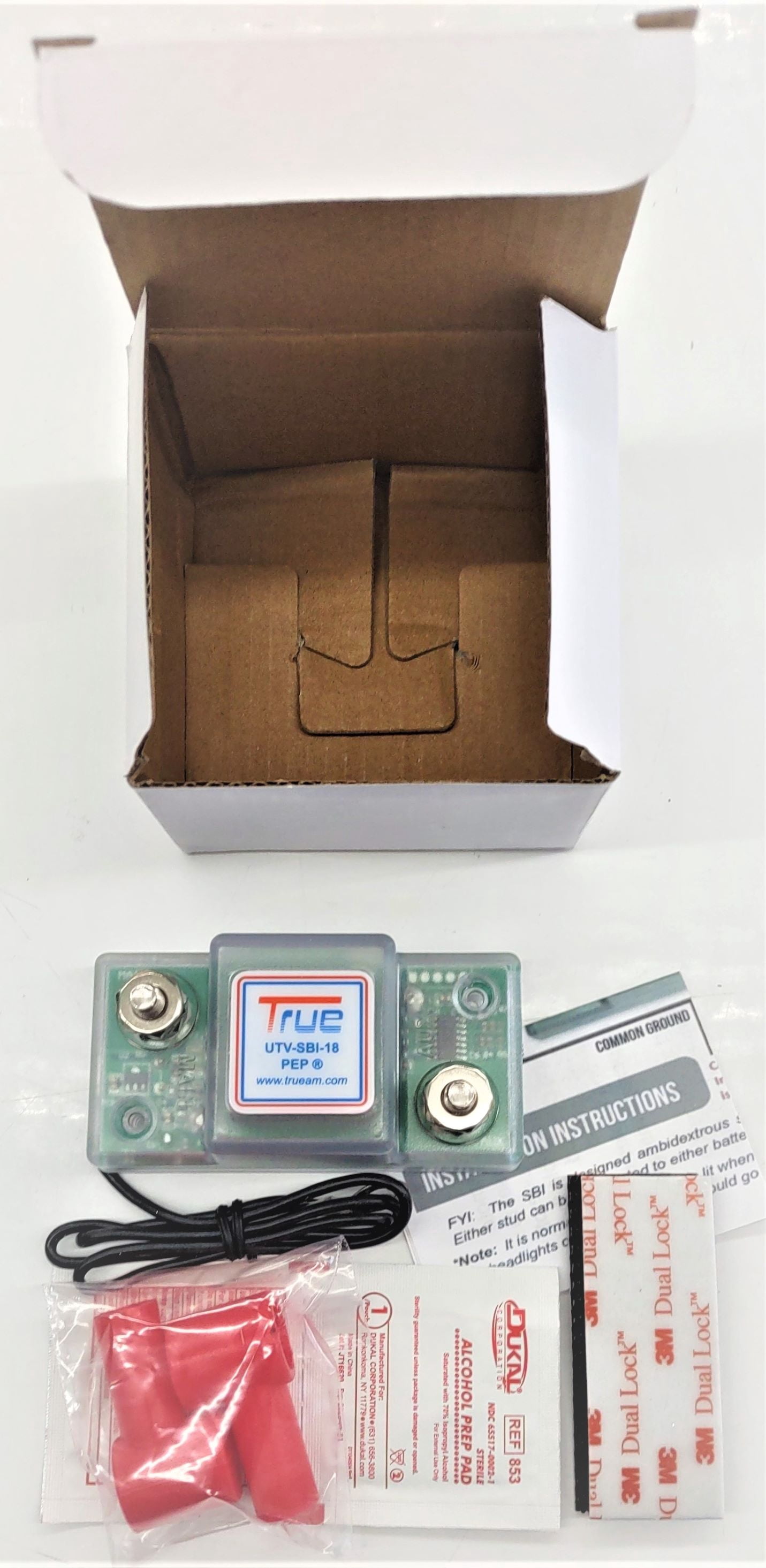TRUE® UTV-SBI-18 with P.E.P.® Smart Battery Isolator Kit for UTV's.