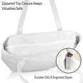 thumbnail image 5 of DALIX Women's Custom Monogrammed Names Premium Embroidered Tote Bag Heather, 5 of 6