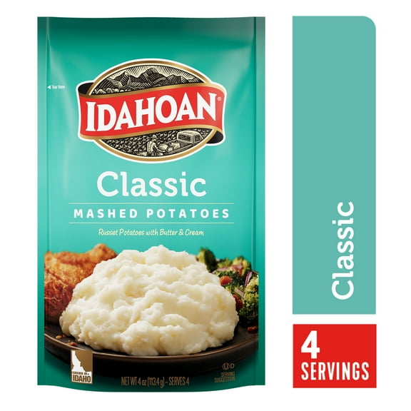 Idahoan Classic Mashed Potatoes Side Dish, 4 oz