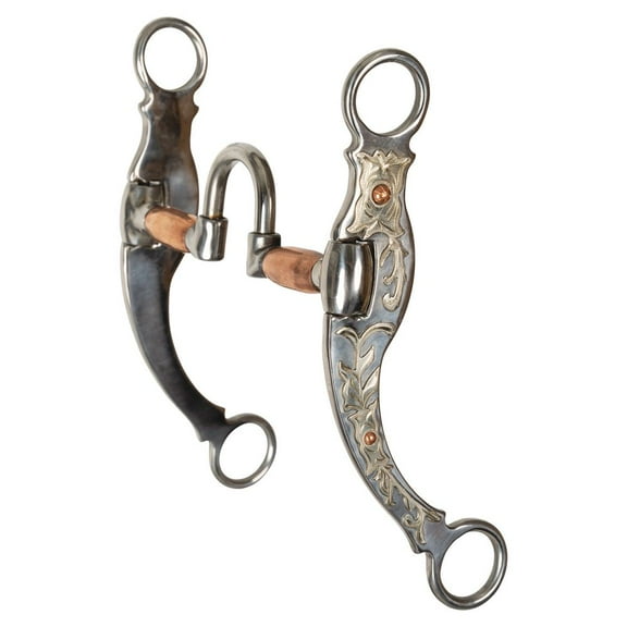 Schneiders Stainless Steel Copper Roller Correction Horse Bit | C Port Mouthpiece