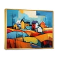 thumbnail image 2 of Designart "Abstract Farmstead composition" Modern Floater Framed Canvas Print, 2 of 7