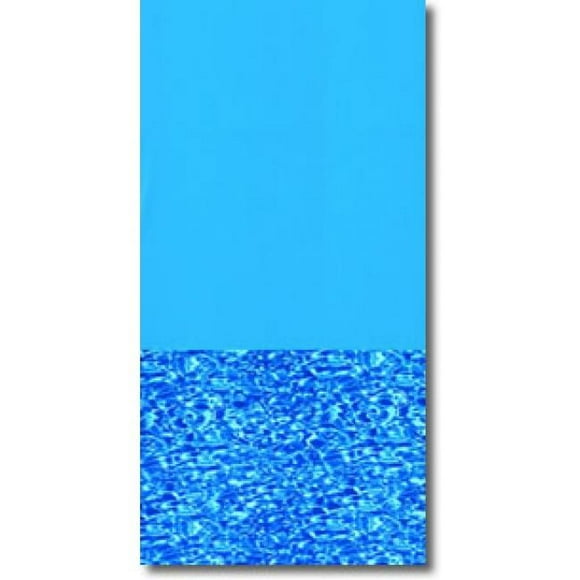Swimline 24 Pieds Tourbillon Bleu Rond au-Dessus du Sol Revêtement de Chevauchement de Mur de Piscine