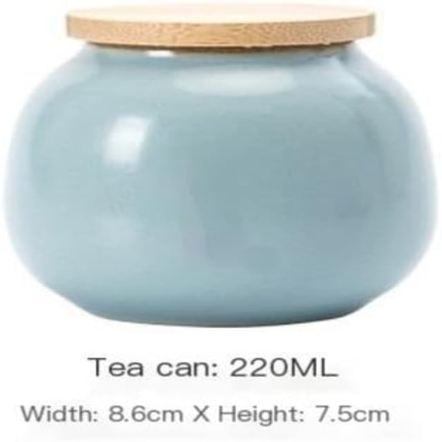 SHAOSZC Realza el estilo y la funcionalidad de tu cocina con este elegante y versátil trío de tarros de té de cerámica sellados para despensa. Ideales para almacenar alimentos a granel en espacios