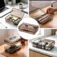 thumbnail image 4 of Pencil Case, Large Clear Pencil Box Case, Plastic Crayon Marker Box with Snap-tight Lid, Plastic Pencil Case, Plastic Pencil Box, Crayon Box Storage, Art Craft Marker Organizer on Clearance, 4 of 6