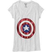 ^^juniors Captain America Short Sleeve G