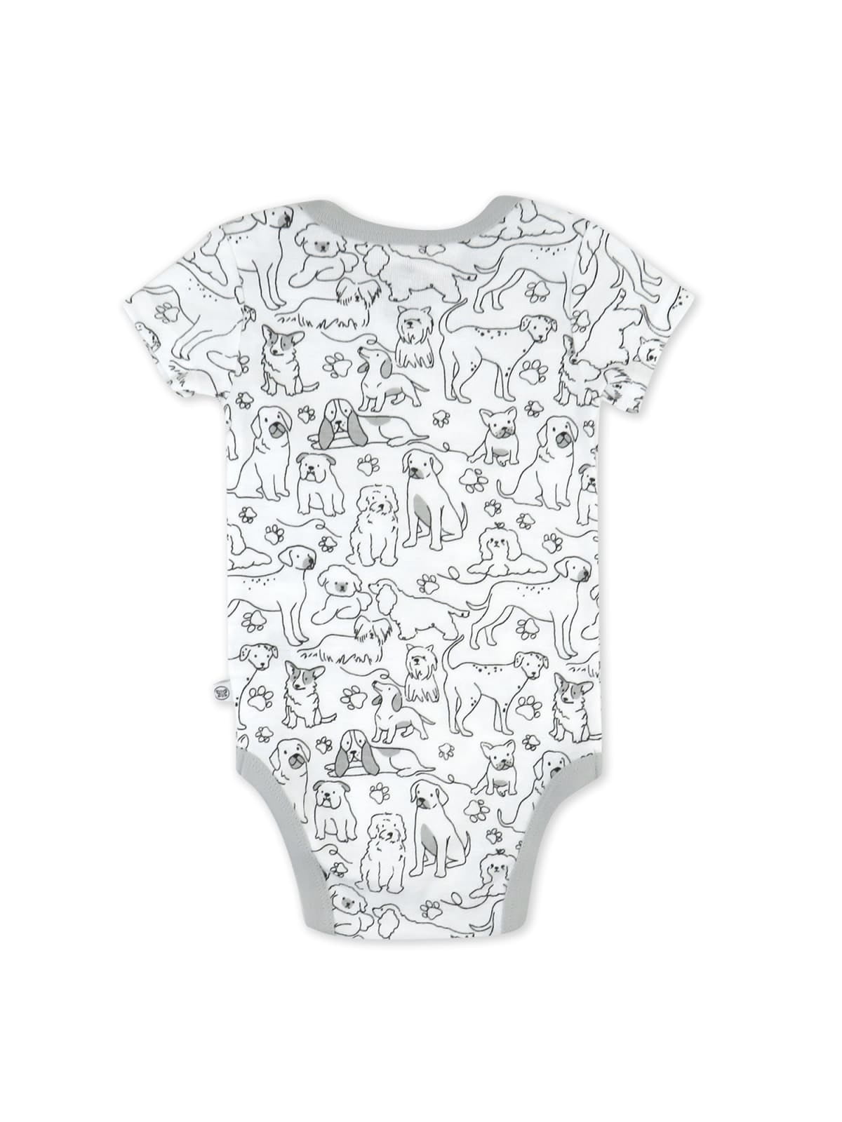 Honest Baby Clothing Organic Cotton Boy/Girl Short Sleeve Bodysuit Set, Newborn to 24M