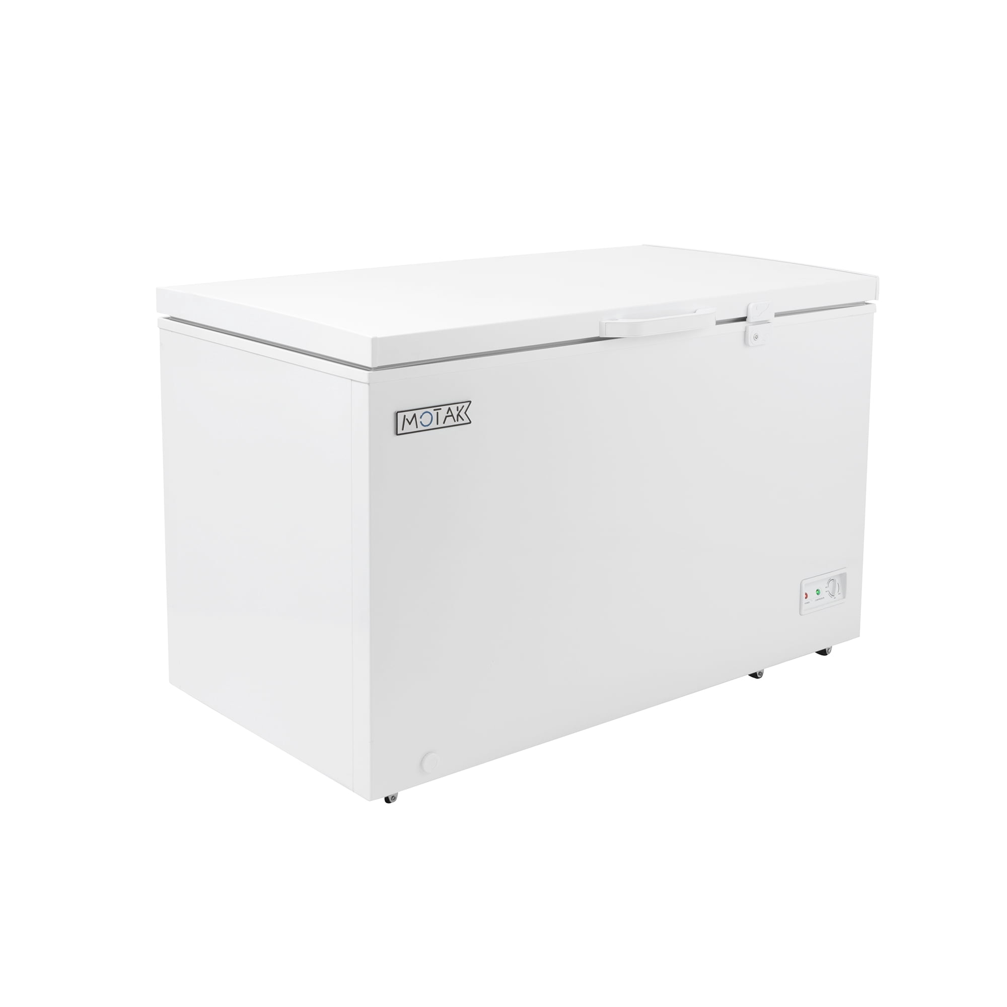 MoTak MCF-13 50" Mobile Chest Freezer w/ Wire Storage Basket - White, 115v