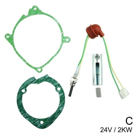 

Air Heater Plug Service Kit for 2-5kw Air Heater-12V 5KW with Glow Plug/Ceramic Gaskets Strainers C7G2