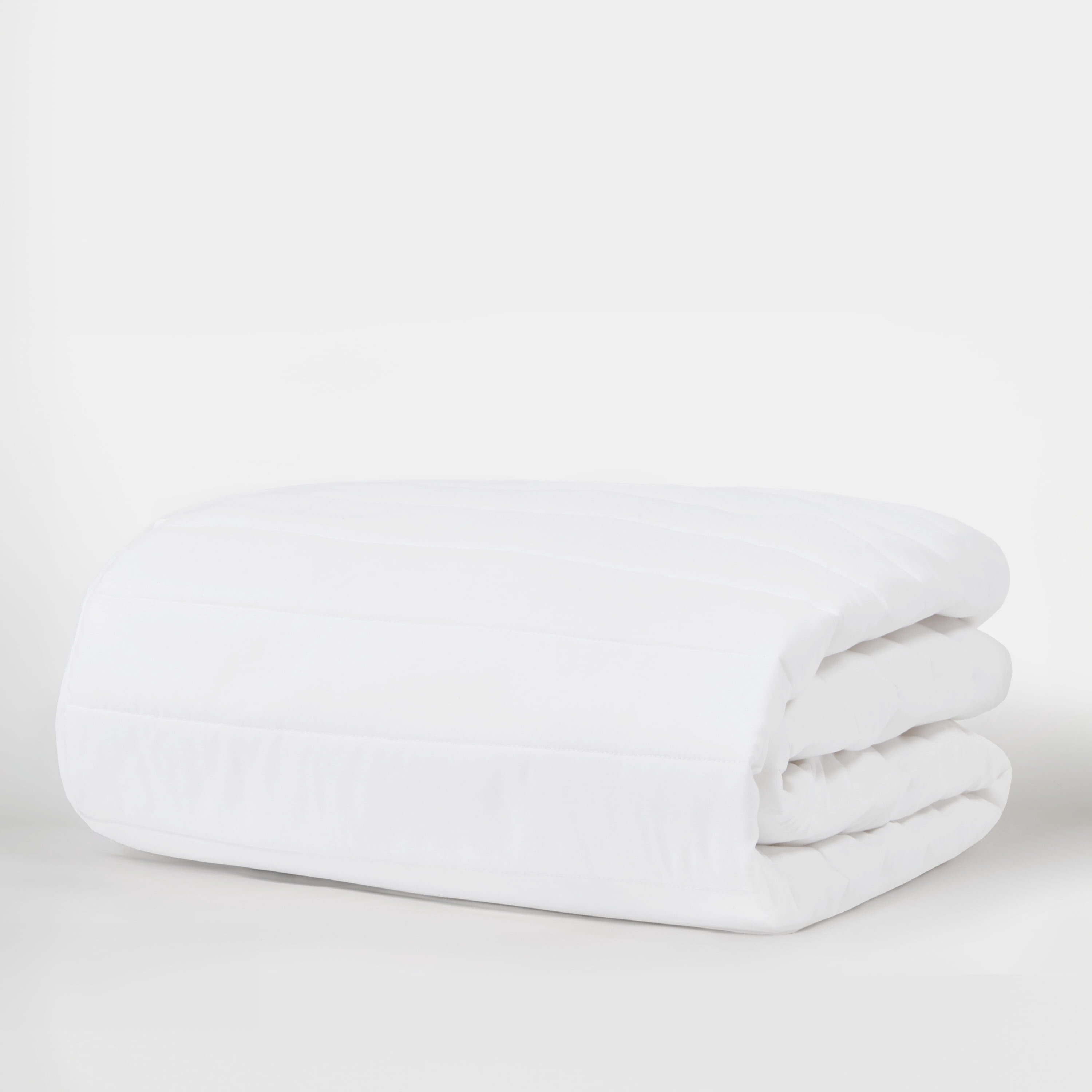 Noble Linens Fitted Mattress Protector with Comfortable Padding, TwinXL