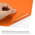 thumbnail image 4 of Unique Bargains 12'x12' Orange Vinyl Sheets Permanent Adhesive for Craft, Decorate Sticker 4 Pack, 4 of 5