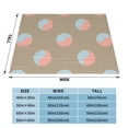 thumbnail image 6 of Planet Fish Throw Blanket, Soft Blanket Keeps Warm All Seasons, Lightweight Warm Blanket For Sofa Bed Sofa - 60"x50", 6 of 8