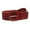 Red, variant on Women's 2" Wide Braided Woven Round Leather Belt