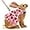Pink, variant on Bunny Harness - Rabbit Leash and Harness Set Rabbit Bunny Dress Walking Harness Cute Carrot Pattern Breathable Vest Harness for Rabbit Ferret Squirrel Guinea Pigs Piggies