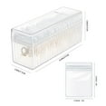thumbnail image 5 of 20/40 Pcs Transparent Jewelry Storage Bags Dustproof Moisture-proof Antioxidation Waterproof Earrings Rings Necklace Storage Pouches with Storage Box, 5 of 7