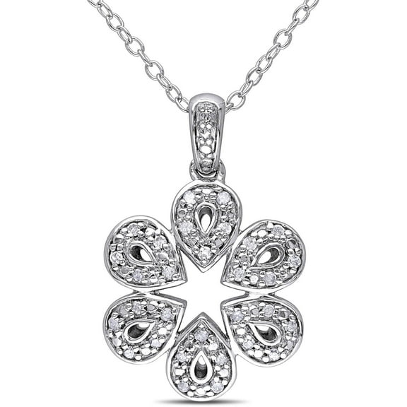 Everly Women's Diamond and Diamond Sterling Silver Jewelry Set
