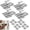 40 repair clips+80 nails, variant on Drywall Repair Clips Kit with Screws, 1/2 and 5/8 inch Drywall Fastener Clip with Screws, Stainless Steel Hole Repair Patch Kit for Wall (10 Repair Clips+20 Nails)