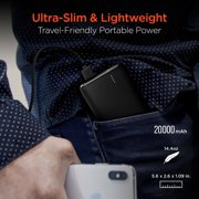 Hypergear 20000mAh 20W PD + USB Power Bank Black (15458-HYP)