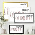 thumbnail image 4 of Designart 'Moon Phases On White' Modern Framed Art Print, 4 of 4