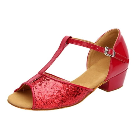 

ZAROYEAX Women s Rumba Waltz Prom Ballroom Latin Dance Shoes Square Dance Shoes Sandals