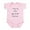 Petal Pink, variant on CafePress - I Only Cry When Ugly People H Infant Body Suit - Baby Light Bodysuit, Size Newborn - 24 Months