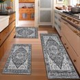 thumbnail image 2 of Farmhouse Kitchen Rugs Set 3 Piece, Boho Kitchen Mats for Floor, Non-Slip Kitchen Rug Waterproof Mats for Kitchen, Runner Rugs for Hallway Laundry Holiday Sink Decor, 2 of 12