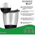 thumbnail image 2 of Wundercap Couteau de Remplacement Compatible avec Thermomix (tm6) le Couteau de Remplacement Révolutionnaire Alte March1_cadeau Spécial, 2 of 5