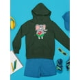thumbnail image 3 of Elephant Holding A Book Hoodie Juniors -Image by Shutterstock,  Medium, 3 of 4