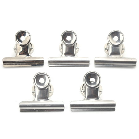 

Henmomu Magnet Clip 5Pcs Round Magnet Clip 50mm Wide Powerful Stainless Steel For Organizing Decorating Perforated Magnet Clamp