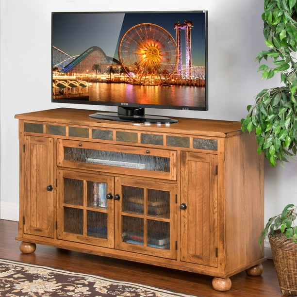 Sunny Designs Sedona 62 in. Counter Height TV Console