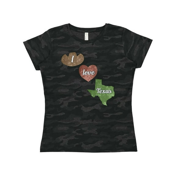 Inktastic I Love Texas Women's T-Shirt