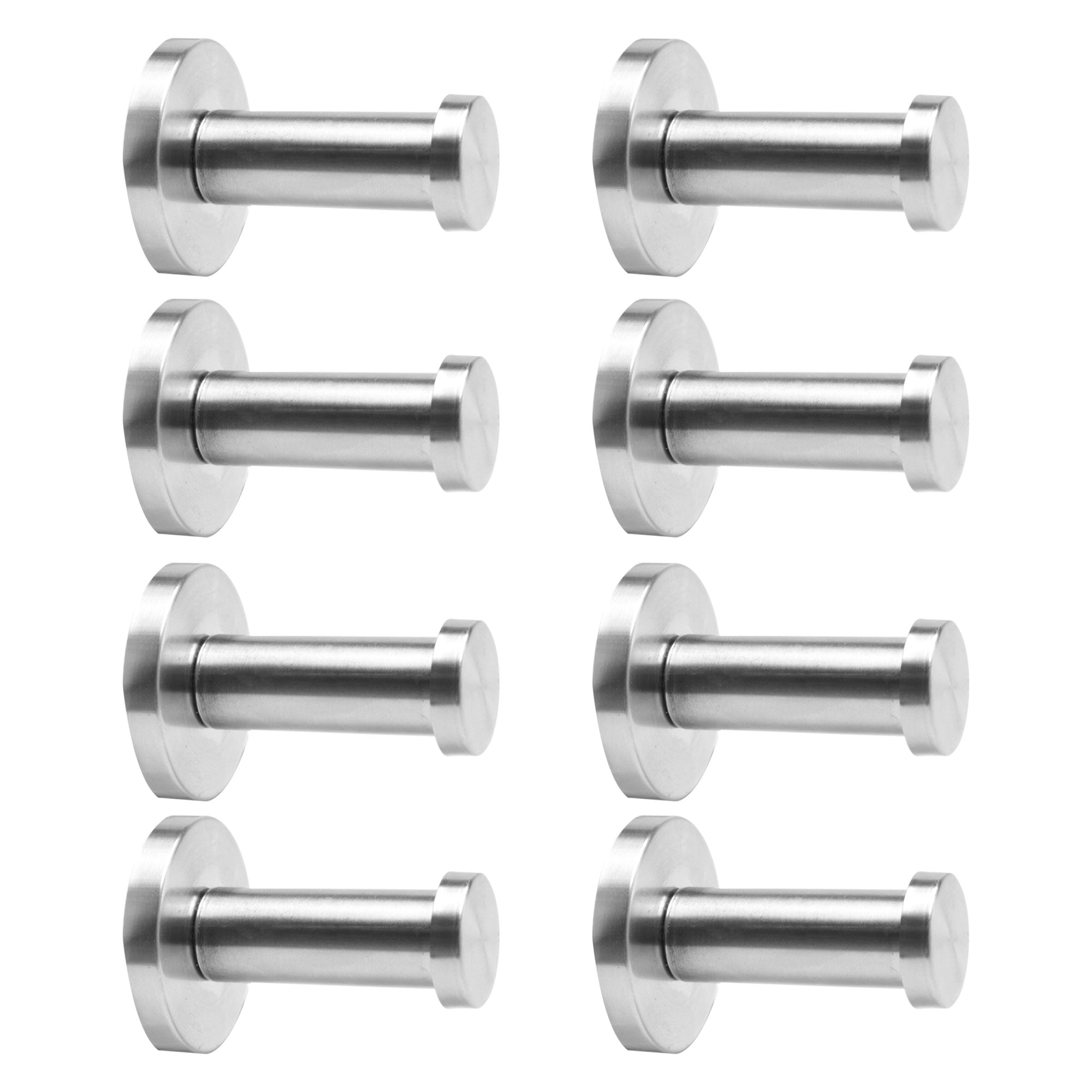Stainless Steel Wall Hooks 55mm Robe Hooks DIY Scarf Bags Hangers Home