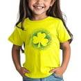 thumbnail image 2 of lnmuld Cute Tops St Patrick's Day Graphic Tee for Kids Festive Holiday Shirt Comfortable Casual Daily Wear Size:3-4 Years, 2 of 5